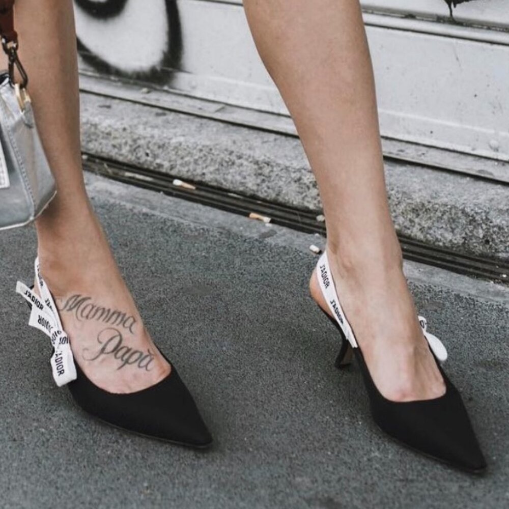 Dior J'Adior Slingback Pump on Black Size 40